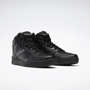 BRAND NEW men reebok royal leather / mesh black basketball shoes size US 9.5 12